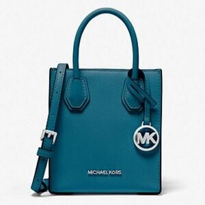 Michael Kors Mercer Extra-Small Pebbled Leather Crossbody Bag